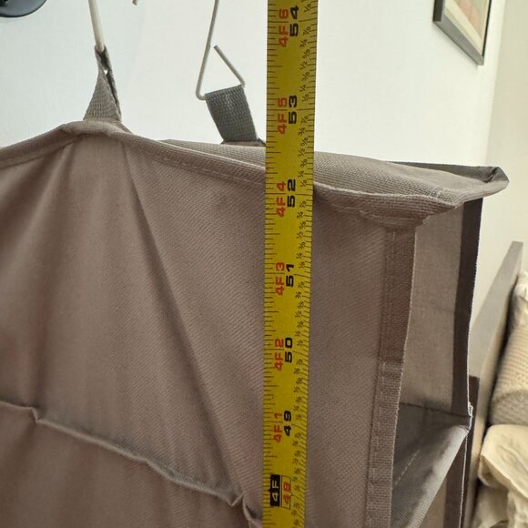 The Container Store 10-Compartment Hanging Closet Organizer Grey - Picture 9 of 9